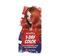 Venita Spray Colorante 1-Giorno per Capelli, 04 Scintilla Rossa 50 ml