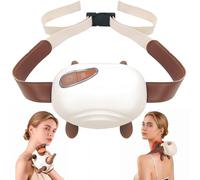 Veniveta Massaggiatore portatile per collo con mani, massaggiatore portatile wireless per collo e spalle, macchina per massaggio Real Touch, massaggiatore cervicale ricaricabile per tessuti profondi