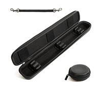 Venmark Custodia per Bacchetta da Direttore d'Orchestra - Supporto Nero a Tracolla - Inserti Regolabili - Include Piccola Custodia per Accessori
