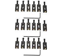 VENOAL 18 selle per tremolo a ponte con chiave per chitarra elettrica Tele nero