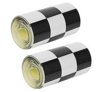 VENOAL 2 x 7,6 cm nero/ a scacchi nastro adesivo serbatoio