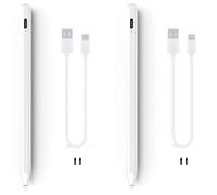 VENOAL 2 x per 2 penne stilo per Pro 11 12.9 9.7 Air 3 Mini 5 Active Pencil No Delay Drawing Pen ()