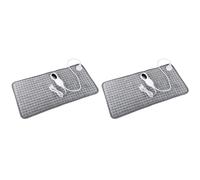 VENOAL 2X 60 x 30 cm Termoforo Elettrico Fisioterapia Coperta Elettrica 3 Tempi 10 Livelli Un Temperatura Costante Compressa Un Caldo Spina Europea