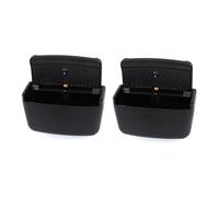 VENOAL 2X Auto Nero Plastica Rettangolare Blu LED Posacenere Holder