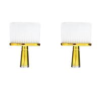 VENOAL 2X Barber NeCk Duster Cleaning Face per Capelli per Taglio di Capelli Spazzole SweePing Cleaner Accessori per Barbiere Strumento Gold