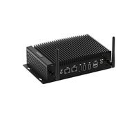 VENOEN Mini PC Fanless Core i5 10210U (Fino a 3,4 GHz), Win11 Pro Industrial Desktop, 64GB DDR4 512GB SSD, 2x HD+DP 4K Triple Display, RS232/485 COM, WiFi, BT 5.1, 2x Gigabit Lan, Ufficio i5