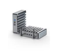 VENOEN Mini PC Firewall N100 Micro Firewall Appliance, Home/Office Firewall PC mit 4 Lan Port 32GB DDR5 RAM 512GB SSD, Win 11/Firewall Software, HD, DP, 3G/4G SIM-slot, Auto Power On