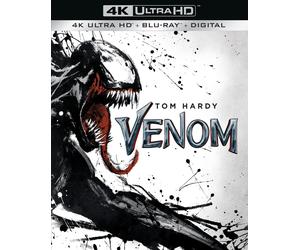 Venom (4K UHD Blu-ray) Tom Hardy Michelle Williams Riz Ahmed Scott Haze