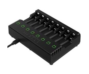 Venom Alimentatore ricaricabile AA/AAA batteria 8-Way dock di ricarica