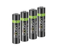 Venom Batterie ricaricabili AAA - 800mAh 1,2V NiMH (confezione da 4), nero