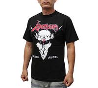 Venom Black Metal Rock T-Shirt Red Logo Black S