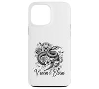 Venom & Bloom - Snake con fiori di tatuaggio Custodia per iPhone 13 Pro Max