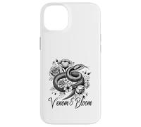 Venom & Bloom - Snake con fiori di tatuaggio Custodia per iPhone 14 Plus