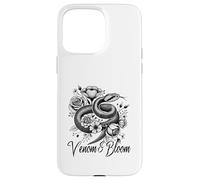 Venom & Bloom - Snake con fiori di tatuaggio Custodia per iPhone 15 Pro Max