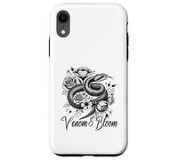 Venom & Bloom - Snake con fiori di tatuaggio Custodia per iPhone XR