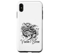 Venom & Bloom - Snake con fiori di tatuaggio Custodia per iPhone XS Max