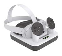 Venom Charging Dock and Rechargeable Battery Packs for Meta Quest 3 | stazione di ricarica meta quest 3, batterie ricaricabili, supporto visore, ricarica controller, led