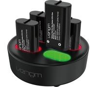 Venom Confezione da 4 batterie ricaricabili con dock, 1200 mAh, Xbox | batterie ricaricabili xbox, confezione da 4, dock di ricarica, 1200 mah, 2880 mwh, series x, series s