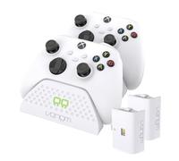 Venom Dock Di Ricarica Doppio con 2 Batterie Ricaricabili - Bianco (Xbox Series X e S / Xbox One) - Bundle