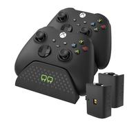 Venom Dock di ricarica doppio con 2 pacchi batteria ricaricabile - Nero, USB (Xbox Series X &, S/Xbox One)