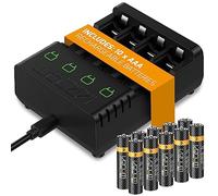 Venom Dock di ricarica per batteria ricaricabile + 10 batterie AAA