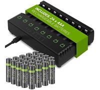 Venom Dock di ricarica per batteria ricaricabile più 24 batterie AAA 800mAh