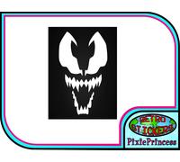 Venom Marvel D Adesivo in Vinile Per Tablet, Auto, Camion, Moto, Parete
