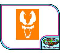 Venom Marvel D Adesivo in Vinile Per Tablet, Auto, Camion, Moto, Parete