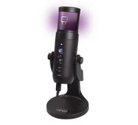 Venom Microfono per streaming cardioide USB con griglia a rete luminosa a LED (P