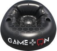 Venom Poltrona da gaming gonfiabile con portabicchieri - Pouf per bambini e ragazzi, supporta fino a 75 kg