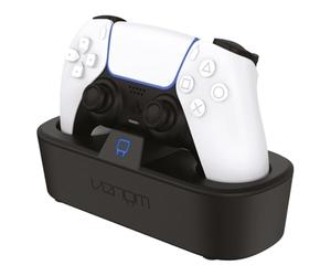 Venom Stazione di Ricarica Turbo per Controller PS5 | Caricatore Veloce DualSense & Edge con Indicatore LED | Dock di Ricarica con Protezione Intelligente