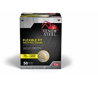 Venom Steel 50 guanti di pulizia in lattice, taglia unica