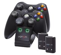 Venom Twin Charging Station Doppio Caricabatterie per Xbox 360, Con 2 x Batteria NiMH