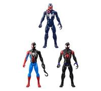 Spider-Man Marvel VenomVersus Titan Hero Series Miles Morales Action Figure, 12