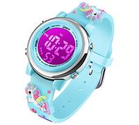 VenSten Orologio sportivo digitale per bambini, impermeabile, per ragazze e ragazzi, con LED, per sport e attività all'aperto, con allarme luminoso e cronometro, Sportivo