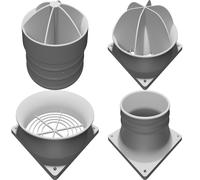 Vent Adapter for 120mm Computer Fan - 4-inch Cooling System Converter Kit