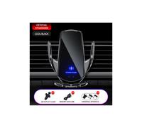 (Vent Black) Caricabatterie wireless per auto da 30 W con supporto magnetico per telefono