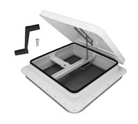 Vent del tetto RV Fit universale 14 polline UV Resistente al polietilene Kit di ventilazione a prova di perdita con angolo di apertura di 45 gradi per rimorchi
