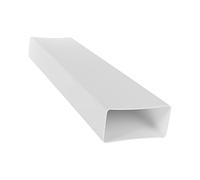 Vent Systems 120 x 60 mm 0,5 m Lungo Canale Piatto Connettore Rettangolare per il Collegamento di Tubi, Canale di Scarico o Canale di Alimentazione. Sistema di Ventilazione, Riscaldamento