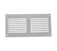 Vent Systems 20 x 10 cm di copertura - Bianco - Griglia di ritorno dell'aria in metallo con protezione antiparassitari integrata