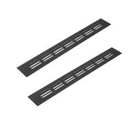 Vent Systems 40 x 300 mm Confezione da 2 griglie di ventilazione in alluminio bronzo con griglia per insetti. Applicazioni HVC, riscaldamento, raffreddamento e ventilazione.