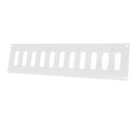 Vent Systems 400 x 100 mm / 15,7" x 10,2 cm Griglia di Ventilazione Regolabile in Metallo - Bianca - Griglia di Ventilazione per Alimentazione d'Aria - Griglia in Metallo - Coperture/Grate di