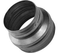 Vent Systems Adattatore di riduzione per tubi da 160 mm a 100 mm, connettore riduttore per sistemi di ventilazione HVAC, tubo di scarico, connettore per condizionatore d'aria