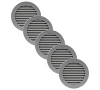 Vent Systems Confezione da 5 coperture per prese d'aria da 10,2 cm, rotonde, copertura per griglia, zanzariera integrata, prese d'aria HVAC per bagno, casa, ufficio, cucina