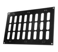 Vent Systems Copertura di ventilazione 300 x 200 mm, coperchio per griglia in metallo regolabile nero, ventilazione in metallo, griglia di ventilazione per riscaldamento/raffreddamento, casa, cucina,