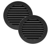 Vent Systems Copertura per bocchetta di ventilazione da 10,2 cm, rotonda, copertura per griglia, zanzariera integrata, prese d'aria HVAC per bagno, casa, ufficio, cucina, confezione da