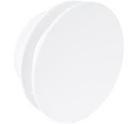 Vent Systems Diffusore d'aria rotondo da 15,2 cm di diametro, in plastica bianca, regolabile, per scarico e aspirazione HVAC, presa d'aria universale per soffitto, parete o soffitto, ventilazione in