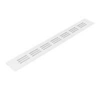 Vent Systems Griglia di ventilazione in alluminio bianco, 40 x 300 mm, applicazioni HVC, riscaldamento, raffreddamento e ventilazione. Copertura di sfiato interna ed esterna