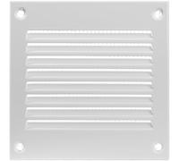 Vent Systems Griglia di ventilazione in metallo marrone da 100 x 100 mm con schermo di protezione antiparassitario integrato per griglia di ventilazione dell'aria condizionata per miglioramento della