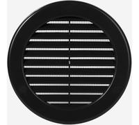 Vent Systems Griglia di ventilazione rotonda in plastica, 10,2 cm (dimensioni di apertura), per bagno, casa, cucina, 13,2 cm (dimensioni esterne)